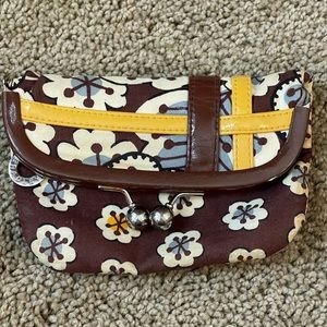 Vera Bradley wallet/coin combo